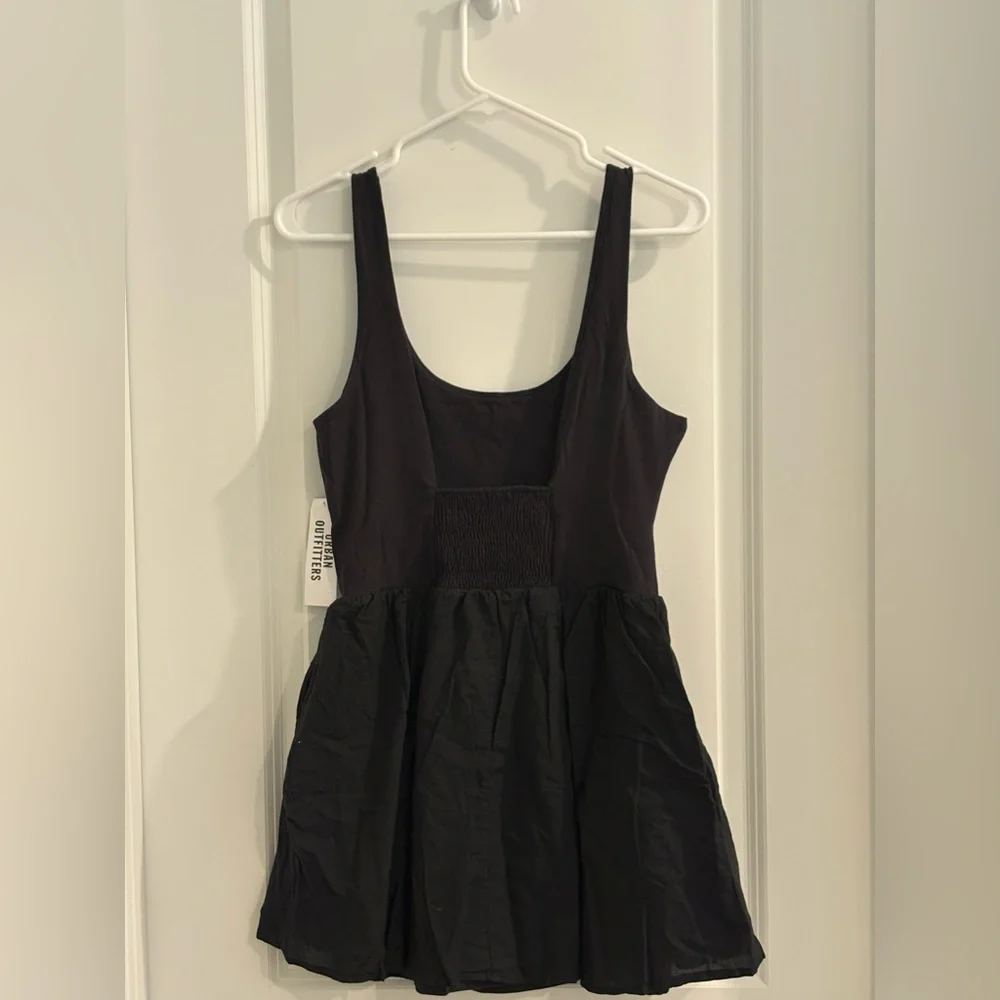 Urban Outfitters Cotton Black Fit and Flare Mini Dress - Picture 5 of 10